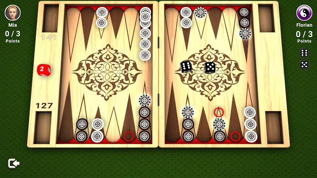 Backgammon -  Board Game  [МОД Unlimited Money] Screenshot 2