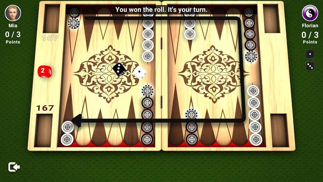 Backgammon -  Board Game  [МОД Unlimited Money] Screenshot 3