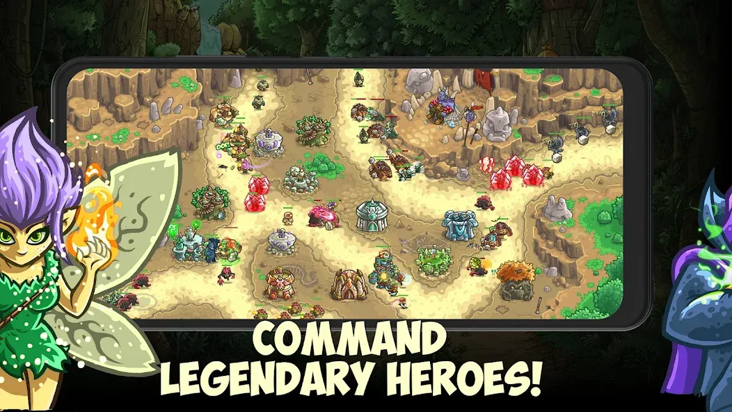 Kingdom Rush Origins TD (Кингдом Раш Ориджинс)  [МОД Все открыто] Screenshot 4