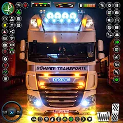 Скачать взломанную US Truck City Transport Sim 3d  [МОД Бесконечные деньги] - полная версия apk на Андроид