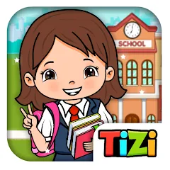 Скачать взлом Tizi Town - My School Games  [МОД Mega Pack] - стабильная версия apk на Андроид