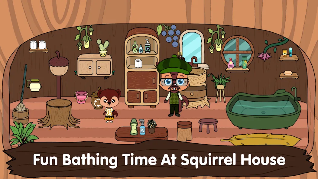 Animal Town - My Squirrel Home  [МОД Menu] Screenshot 4