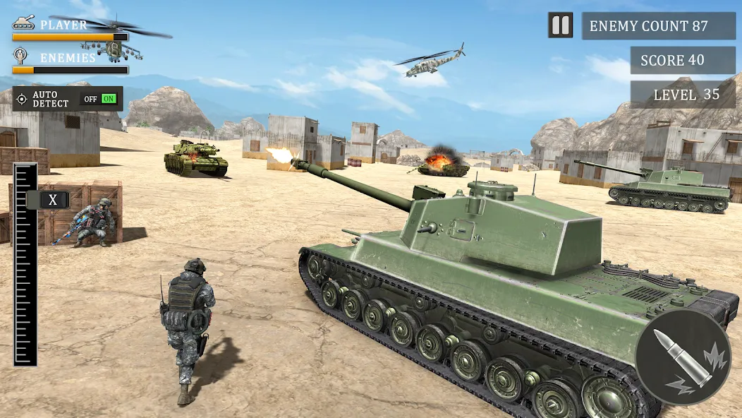 Tank Fury: Battle of Steels  [МОД Unlocked] Screenshot 5