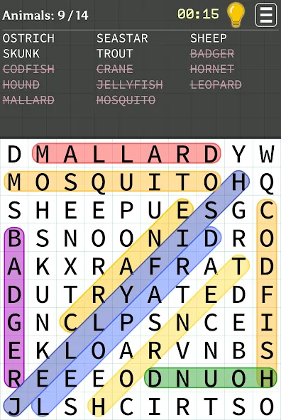 Word Search (Уорд Срч)  [МОД Unlocked] Screenshot 1