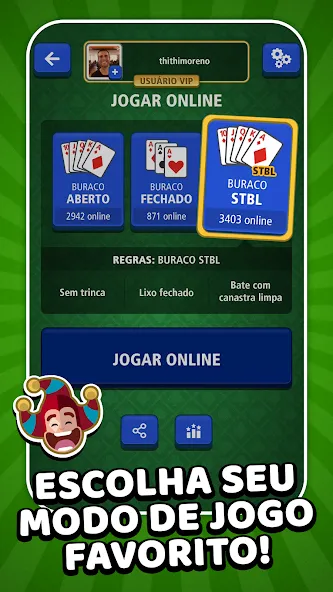 Buraco Jogatina: Card Games (Бурако Жогатина)  [МОД Бесконечные монеты] Screenshot 3