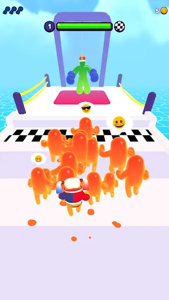 Join Blob Clash 3D: Mob Runner (Джойн Блоб Клаш 3D)  [МОД Бесконечные монеты] Screenshot 5