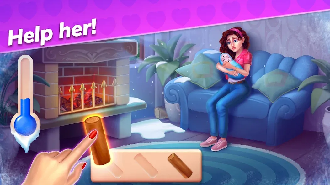 Emma's Mansion: Design & Match  [МОД Бесконечные деньги] Screenshot 2