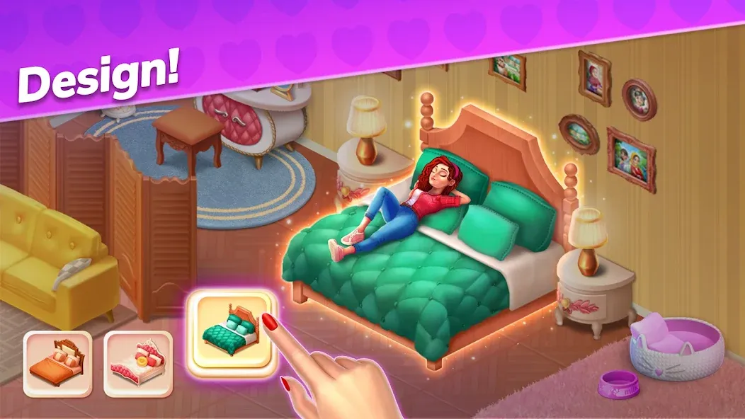 Emma's Mansion: Design & Match  [МОД Бесконечные деньги] Screenshot 4
