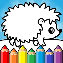 Взломанная Easy coloring book for kids  [МОД Mega Pack] - полная версия apk на Андроид