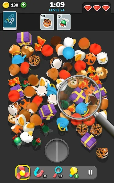 Find 3D - Match 3D Items (Файнд 3Д)  [МОД Бесконечные монеты] Screenshot 3