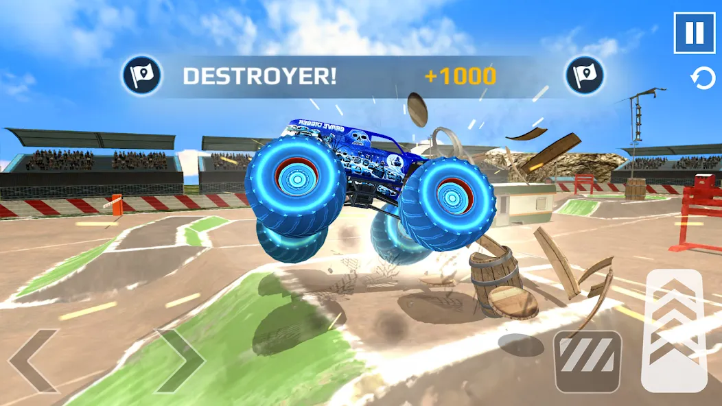 Car Games: Monster Truck Stunt (Монстртрак стант)  [МОД Unlimited Money] Screenshot 4