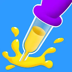 Скачать взлом Paint Dropper: draw puzzle (Пэйнт Дроппер)  [МОД Бесконечные монеты] - последняя версия apk на Андроид