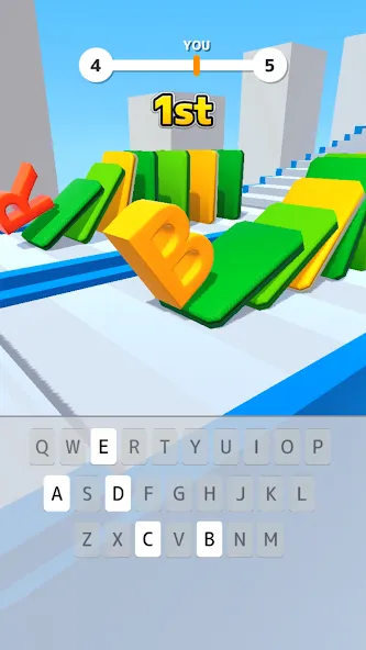 Type Spin: alphabet run game (Тайп Спин)  [МОД Много монет] Screenshot 1