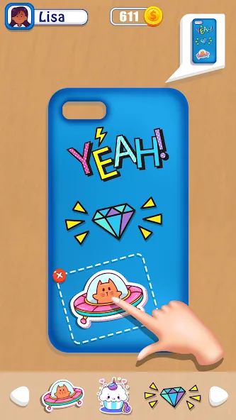 Phone Case DIY Mobile Games  [МОД Бесконечные монеты] Screenshot 4