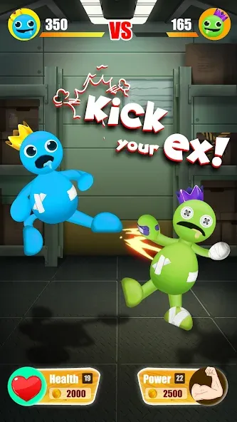 Kick The Rainbow Monster (Кик зе Рэйнбоу Френдс)  [МОД Menu] Screenshot 3