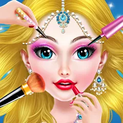 Скачать взломанную Doll Makeover - Fashion Queen (Игры по макияжу для девочек)  [МОД Бесконечные монеты] - последняя версия apk на Андроид