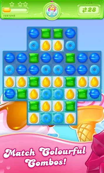 Candy Crush Jelly Saga (Кенди Краш Джелли Сага)  [МОД Unlimited Money] Screenshot 2