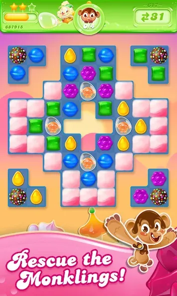 Candy Crush Jelly Saga (Кенди Краш Джелли Сага)  [МОД Unlimited Money] Screenshot 3