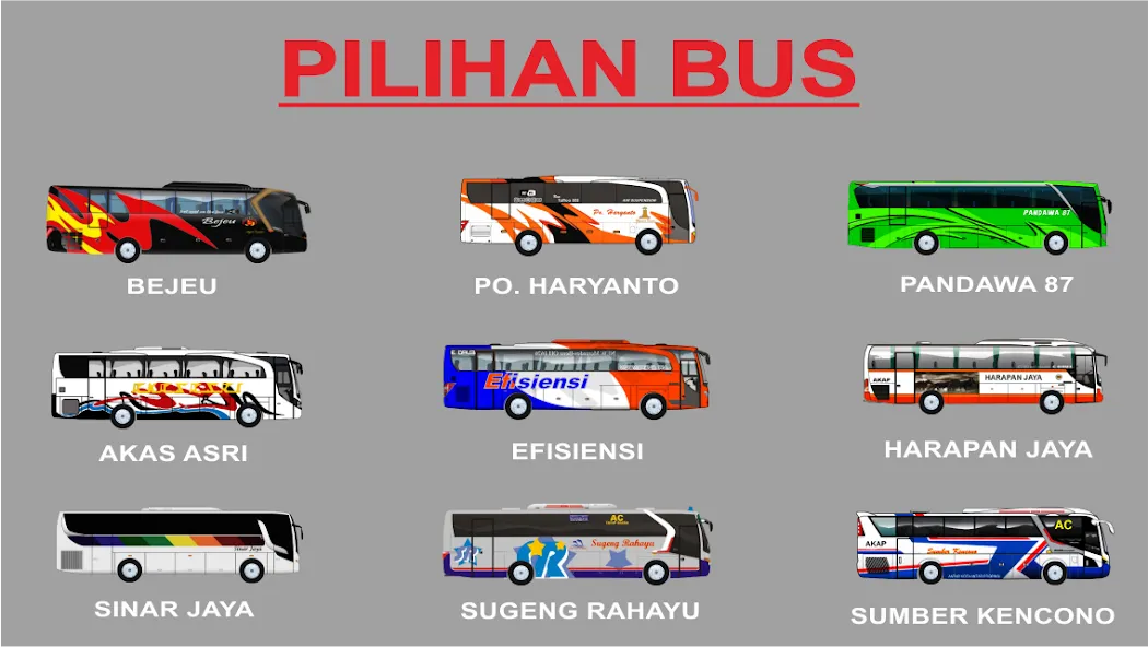 PO Haryanto Bus Indonesia (По Харьянто Автобус Индонезия)  [МОД Menu] Screenshot 4