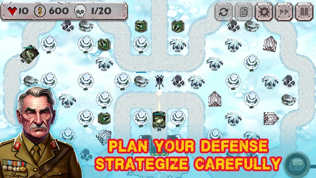 Battle Strategy: Tower Defense  [МОД Mega Pack] Screenshot 1