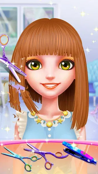 Girls Hair Salon  [МОД Много денег] Screenshot 5