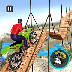 Взлом Bike Stunt Game: Tricks Master  [МОД Бесконечные монеты] - стабильная версия apk на Андроид