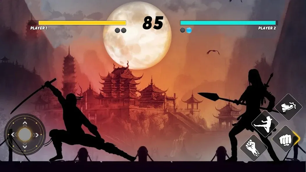 Sword Shadow Fighting Game 3D  [МОД Много денег] Screenshot 2