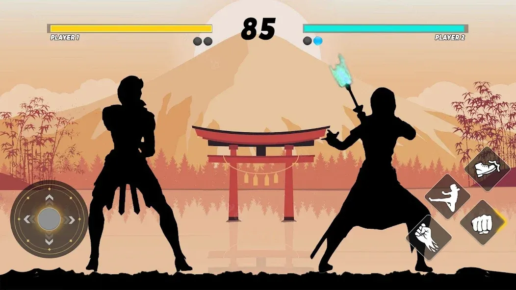 Sword Shadow Fighting Game 3D  [МОД Много денег] Screenshot 4