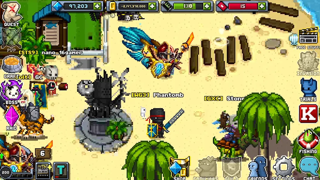 Bit Heroes Quest: Pixel RPG (Бит Хероес Квест)  [МОД Бесконечные монеты] Screenshot 4