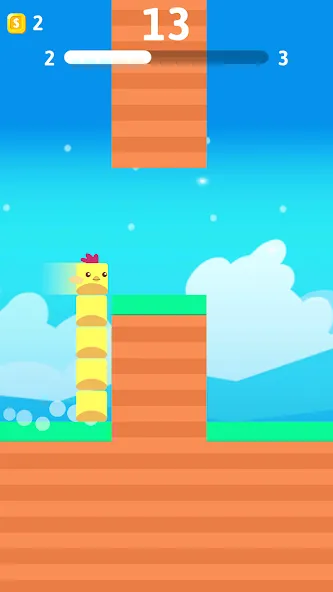 Stacky Bird: Fun Egg Dash Game (тэки птица)  [МОД Много денег] Screenshot 2