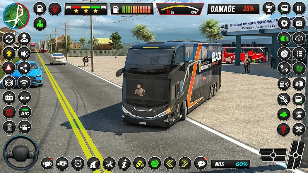 City Coach Bus Driver Games 3D  [МОД Бесконечные монеты] Screenshot 4