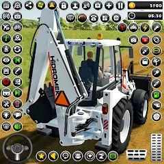 Взлом Real JCB Construction Games 3D  [МОД Mega Pack] - последняя версия apk на Андроид