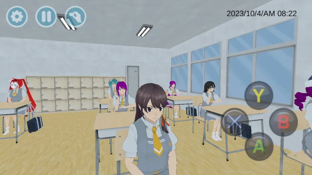 High School Simulator 2018 (Хай Скул Симулятор 2018)  [МОД Меню] Screenshot 1