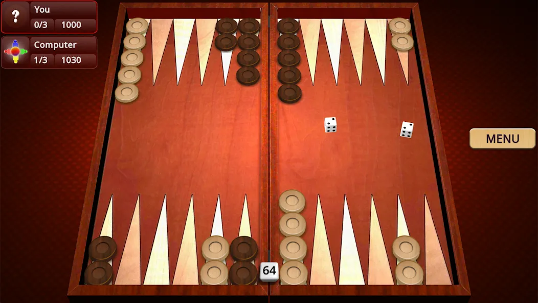 Backgammon Mighty  [МОД Mega Pack] Screenshot 1