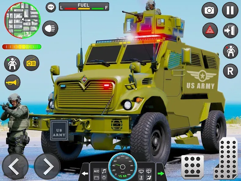 Army Vehicle Cargo Transport (Армейский транспорт грузовых автомобилей)  [МОД Menu] Screenshot 5