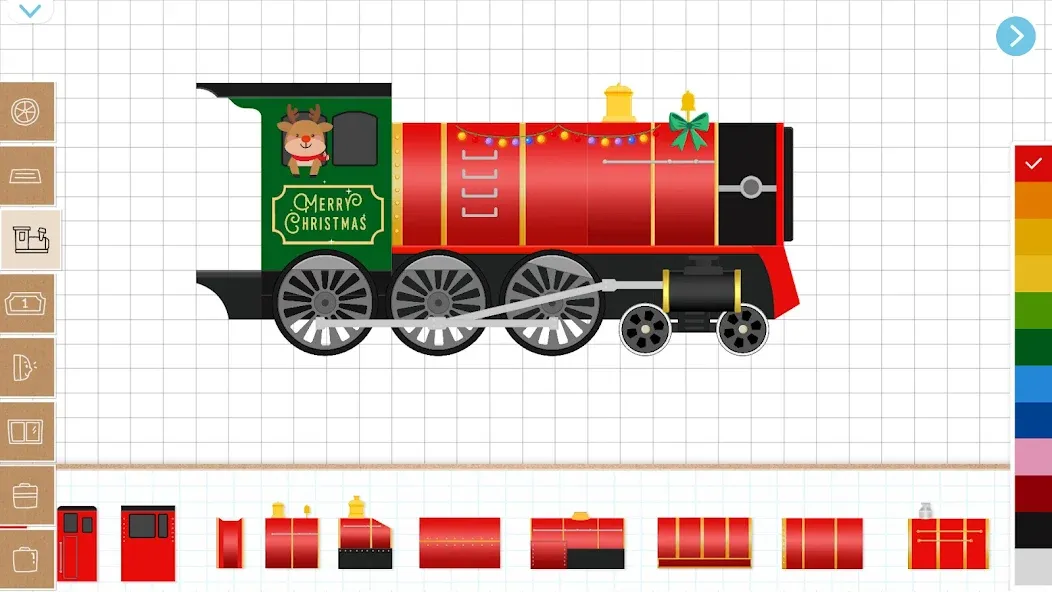 Christmas Train Game For Kids  [МОД Mega Pack] Screenshot 2