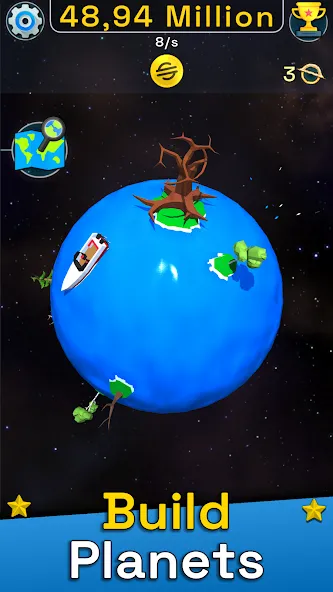 Planet Evolution: Idle Clicker (Планета Эволюция)  [МОД Много монет] Screenshot 1