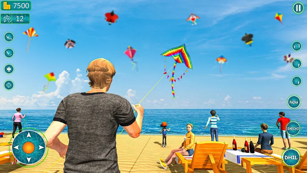 Kite Basant: Kite Flying Games  [МОД Много денег] Screenshot 5