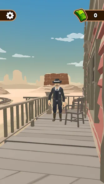 Western Cowboy: Shooting Game (Вестерн Каубой)  [МОД Бесконечные деньги] Screenshot 1