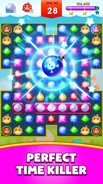 Jewels Legend - Match 3 Puzzle (Джуэл Легенд)  [МОД Меню] Screenshot 4