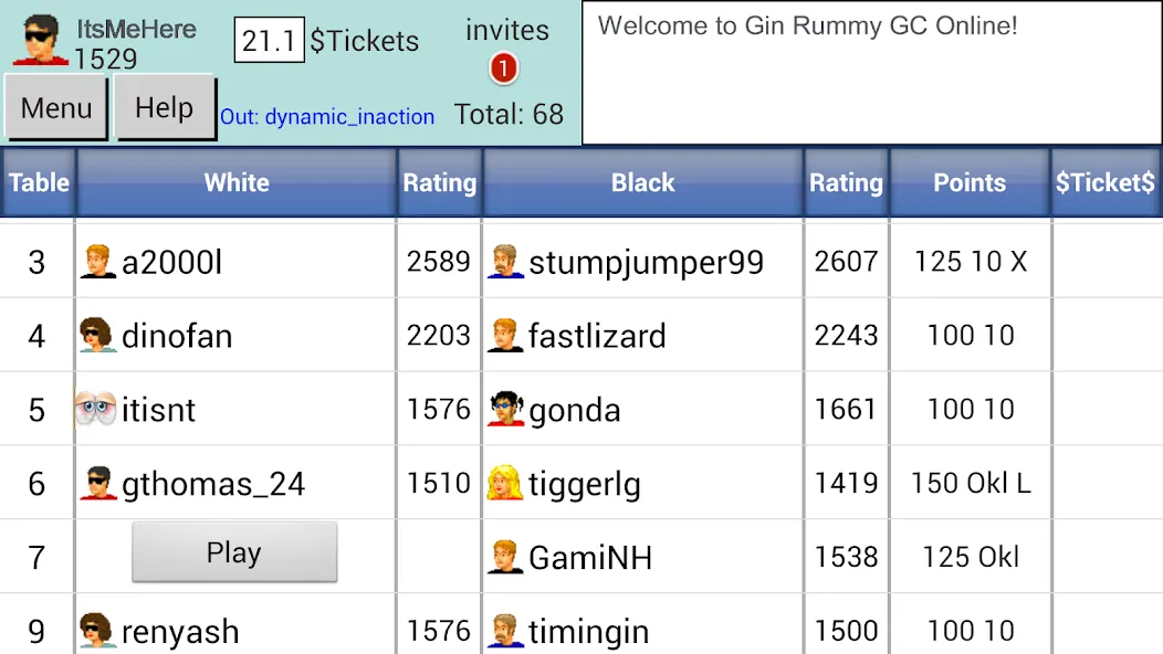 Gin Rummy GC Online (Джин Рамми Онлайн)  [МОД Много монет] Screenshot 2