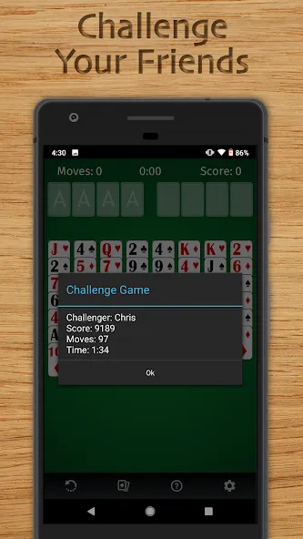 FreeCell Solitaire Classic (Фрисел Солитер Классик)  [МОД Unlimited Money] Screenshot 4