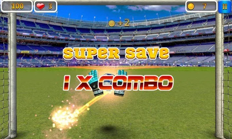 Super Goalkeeper - Soccer Game (упер Вратарь)  [МОД Много монет] Screenshot 1