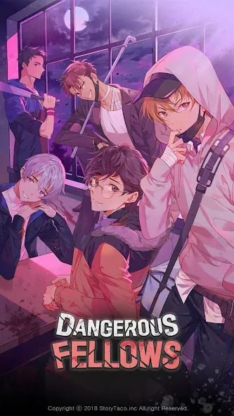 Dangerous Fellows:Otome Dating  [МОД Много денег] Screenshot 1