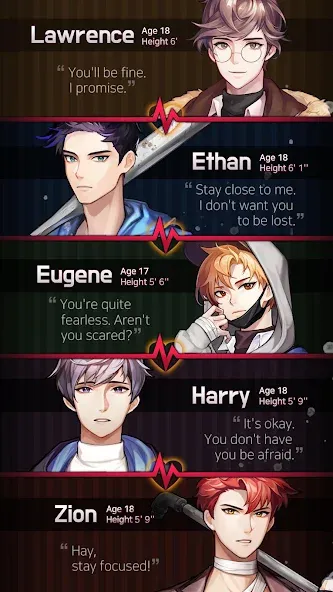 Dangerous Fellows:Otome Dating  [МОД Много денег] Screenshot 3