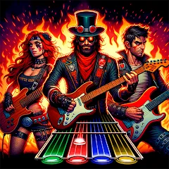 Взлом Guitar Hero Mobile: Music Game (Гитар Хиро Мобайл)  [МОД Все открыто] - полная версия apk на Андроид