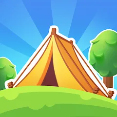 Скачать взлом Campsite Craze: Puzzle Merge (Кемпинговая Лихорадка)  [МОД Menu] - стабильная версия apk на Андроид