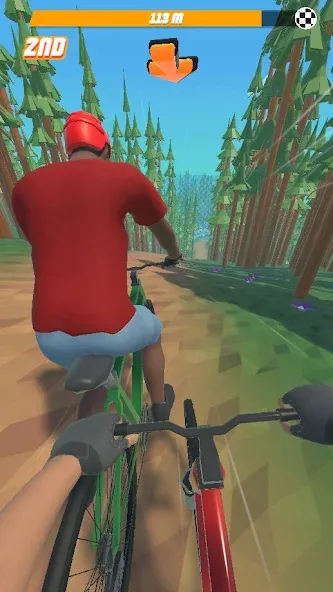 Bike Hill 3D (Байк Хилл 3Д)  [МОД Все открыто] Screenshot 1