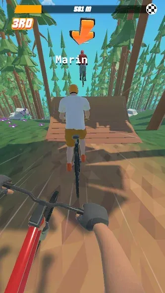 Bike Hill 3D (Байк Хилл 3Д)  [МОД Все открыто] Screenshot 5