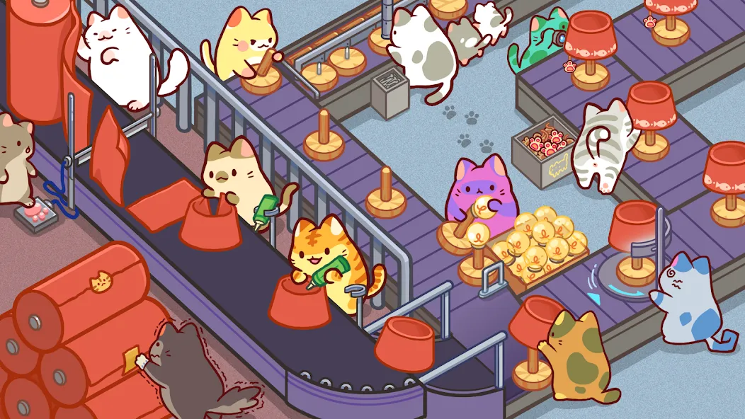 Kitty Cat Tycoon (Китти Кэт Тайкун)  [МОД Много монет] Screenshot 2